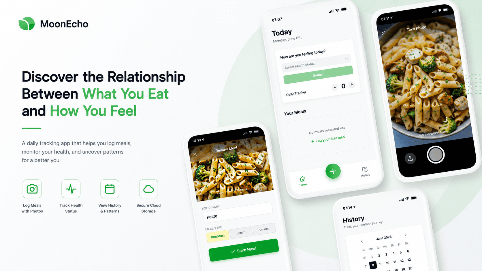 MoonEcho health tracking application